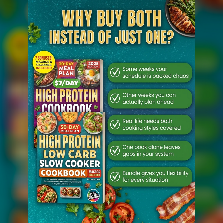 The Complete High Protein System - 2-Cookbook Bundle