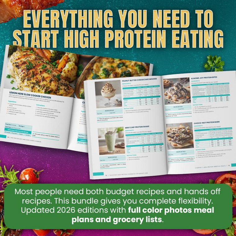 The Complete High Protein System - 2-Cookbook Bundle