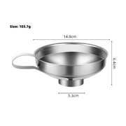 Stainless Steel Wide Mouth Funnel