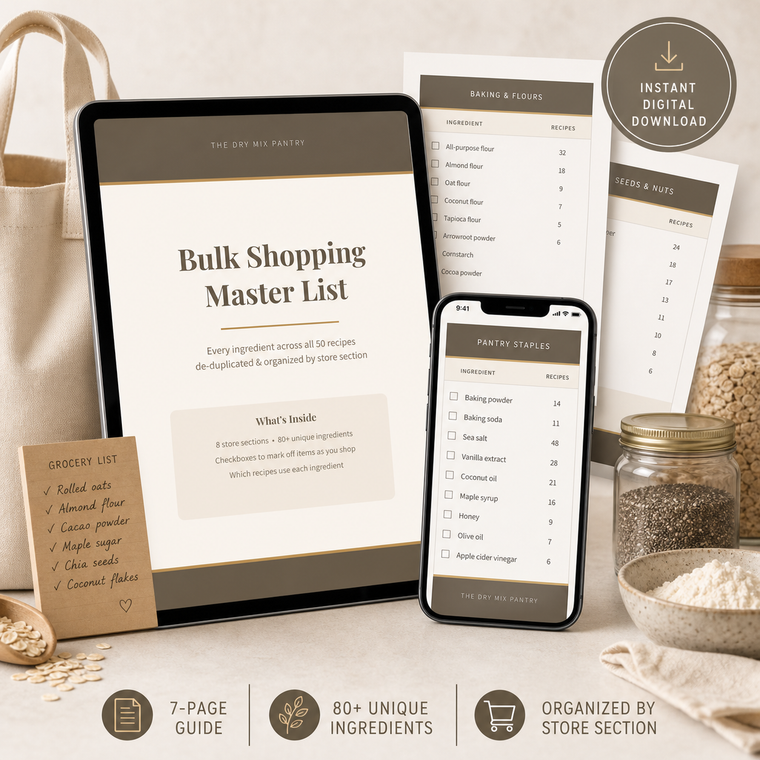 Bulk Shopping Master List